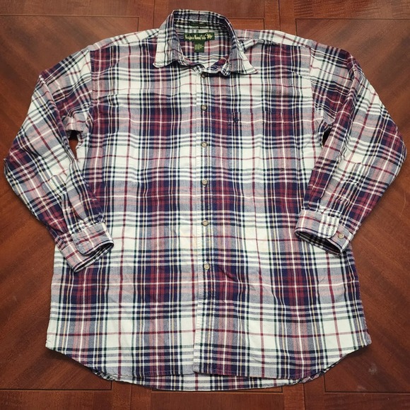 Knights Of Round Table Other - VTG 90s Knights of the Round Table Plaid Button Down Shirt Large Cotton India